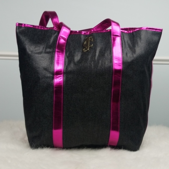Juicy Couture Handbags - Juicy Couture Coated Denim Tote bag
